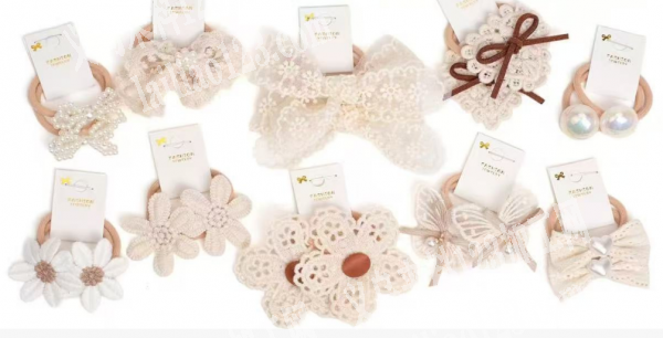 布艺织带花边类发饰订单，如图，寻找工厂，