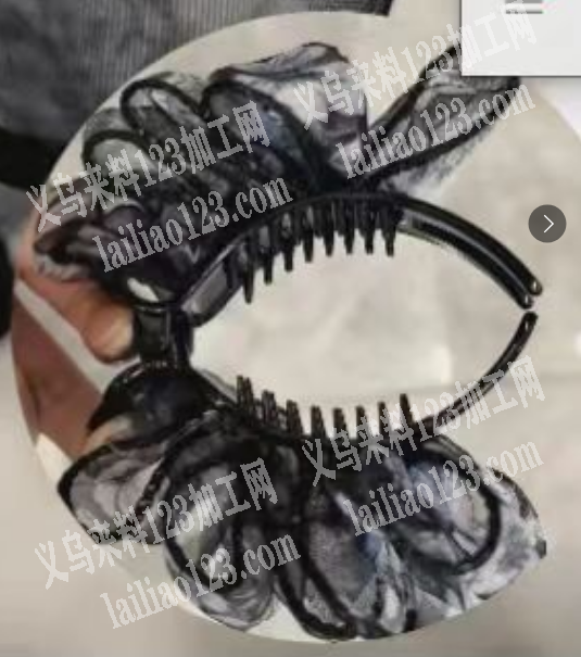 布艺发夹外发加工，如图，如图，布艺头饰外
