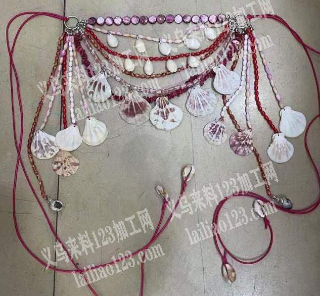 饰品穿珠子挂圈挂配件的手工活外发加工，如