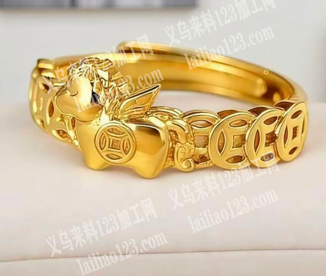 大量马上发财合金戒指订单,，寻找工厂，请