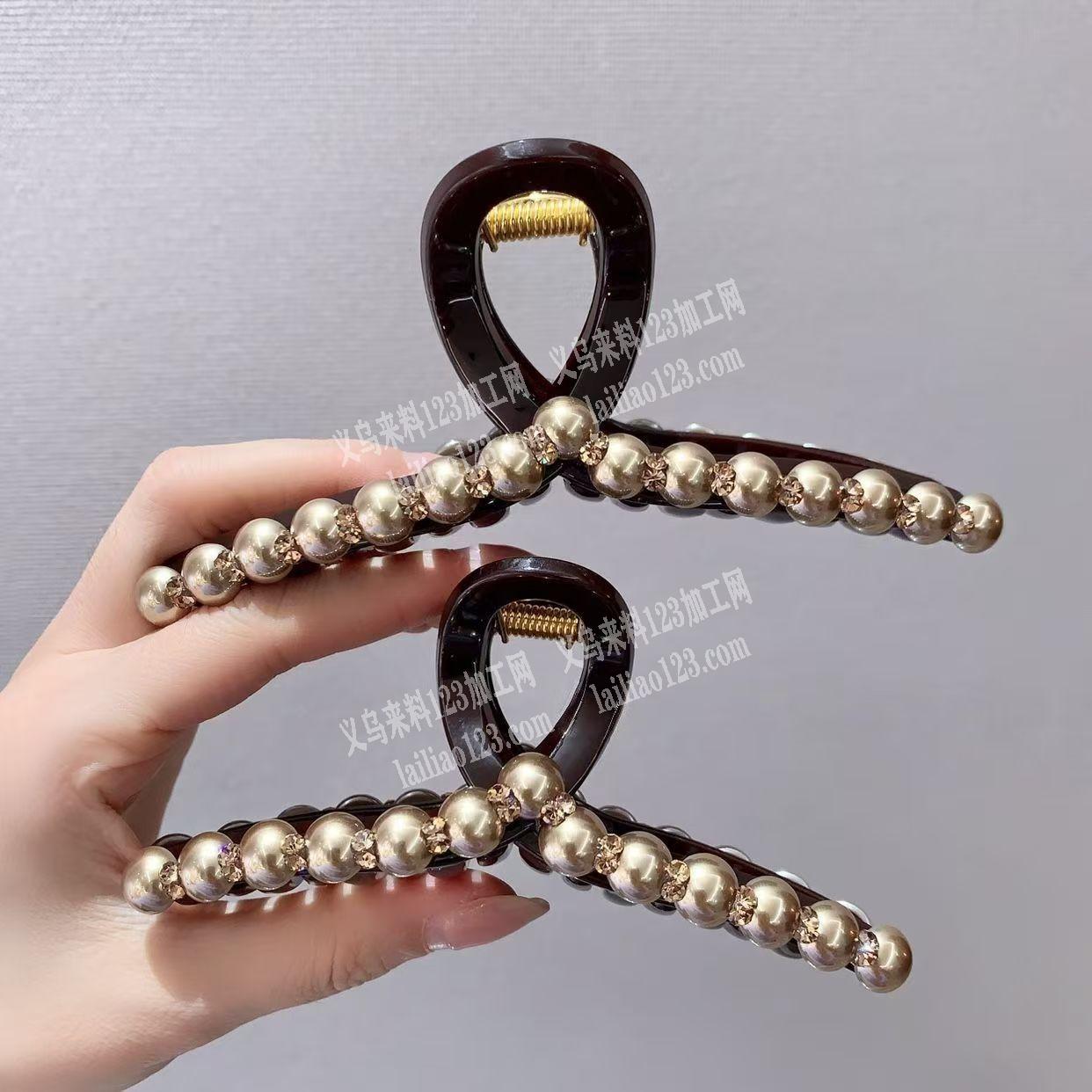 钻类珍珠类抓夹饰品订单，寻找饰品工厂，请