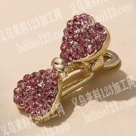 合金蝴蝶结发夹订单，如图，寻找工厂，有订