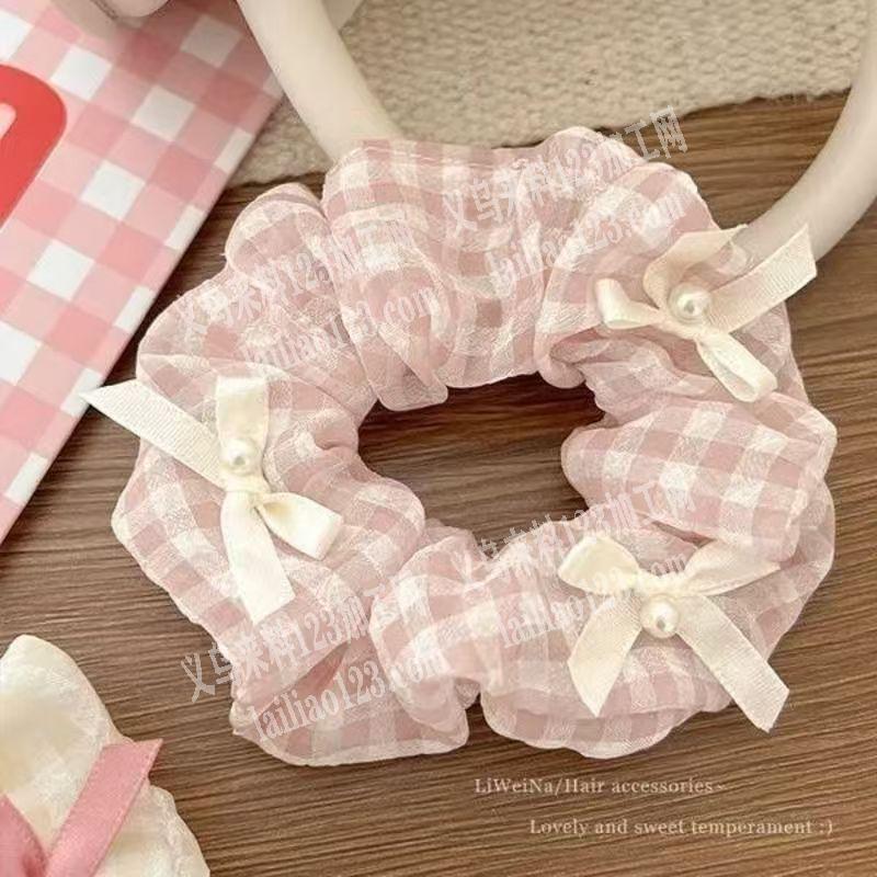 布艺发圈有订单，附图片，大量布艺大肠圈订