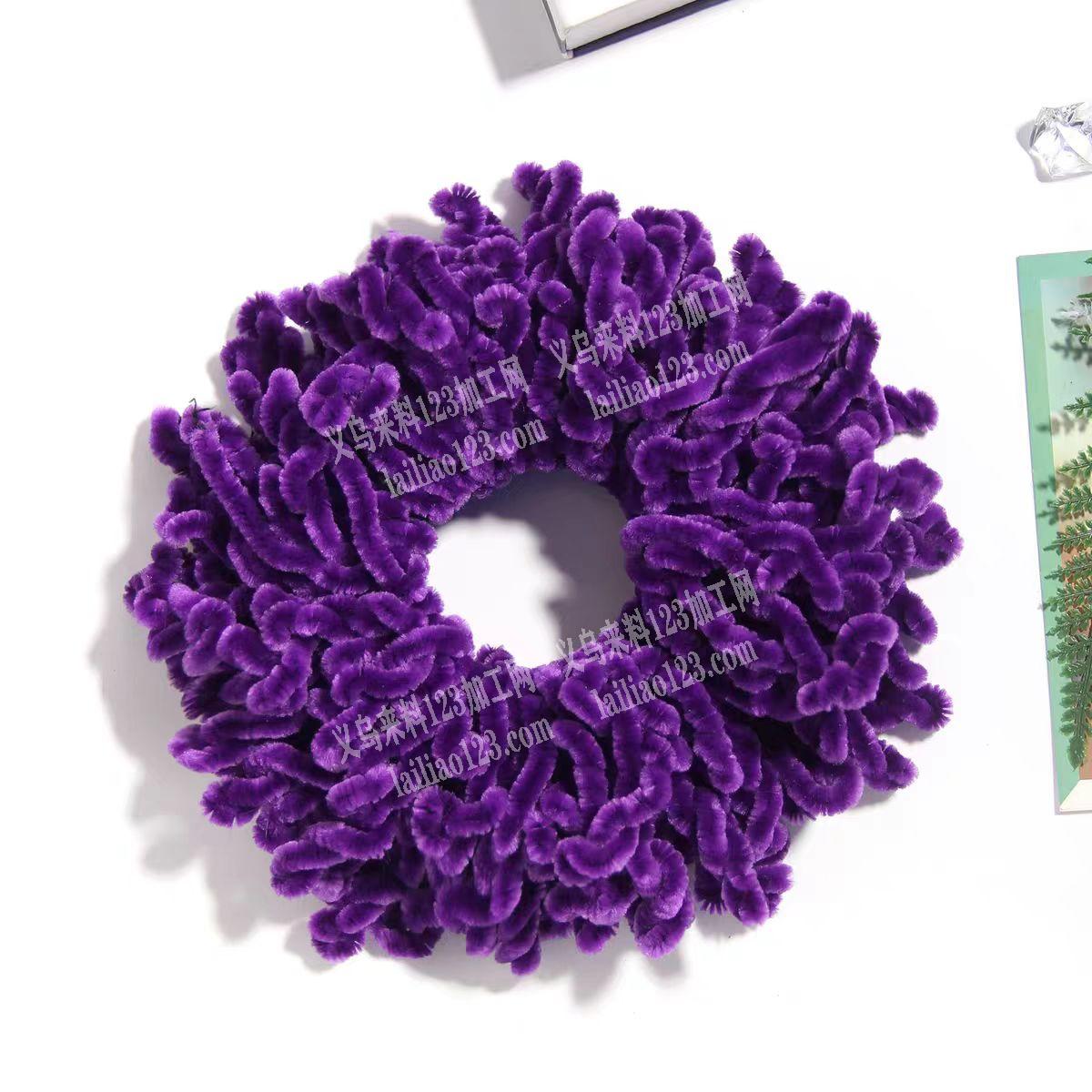 金丝绒发圈订单，如图，寻找发圈工厂，请联