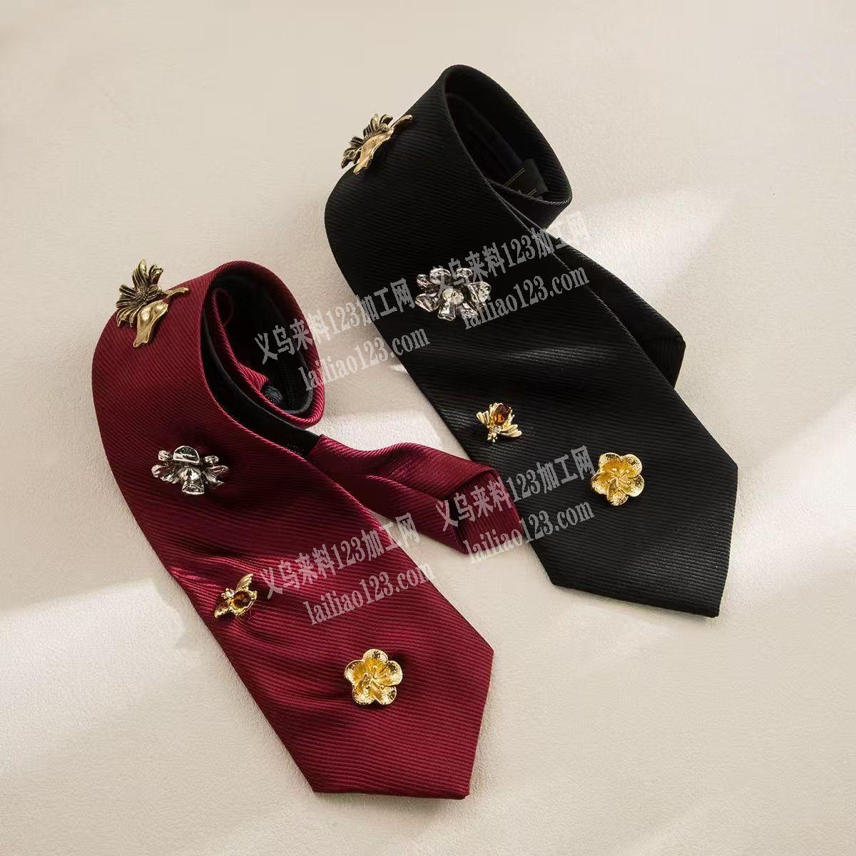 布艺领带订单，如图，寻找专业做这个领带的