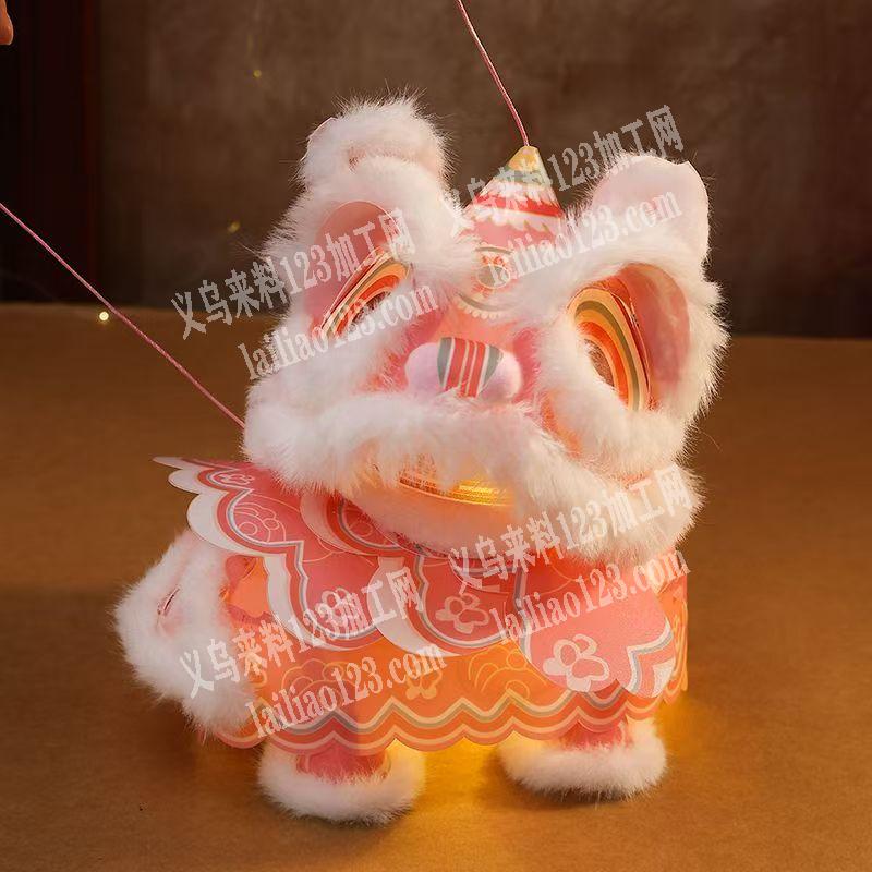 如图，醒狮灯笼订单，寻找源头工厂，，求购