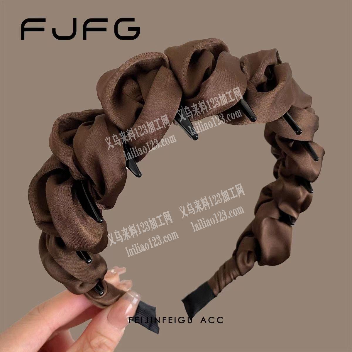 大量花边布艺发箍成品订单，如图，寻找专业