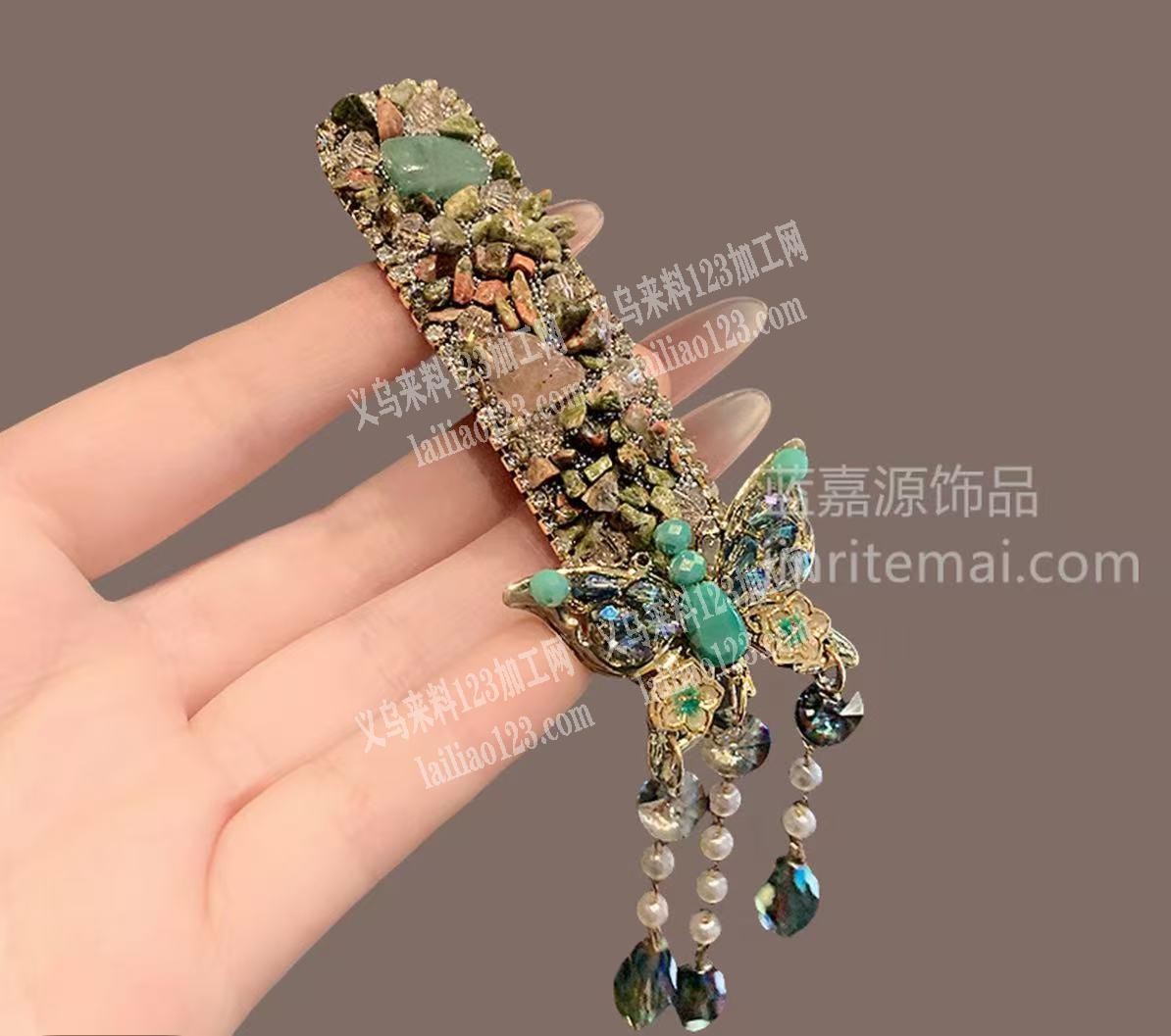 重工耳环发夹订单，如图，寻找成品工厂，请