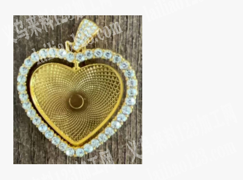 爱心桃吊坠订单，寻找压铸的工厂合作，请联