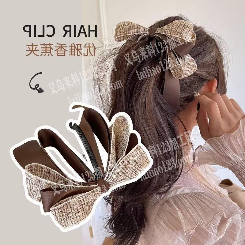 如图，这种布艺蝴蝶结的手工活外发加工，寻