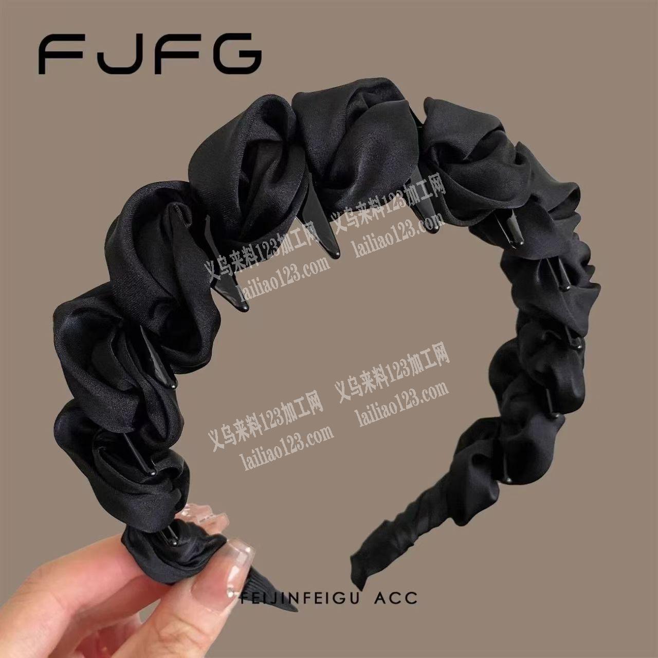 寻找缠绕布艺发箍成品的工厂，如图，寻找厂