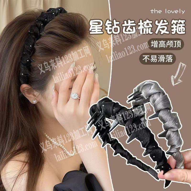 发箍绕布条的手工活外发加工，寻找专业做发