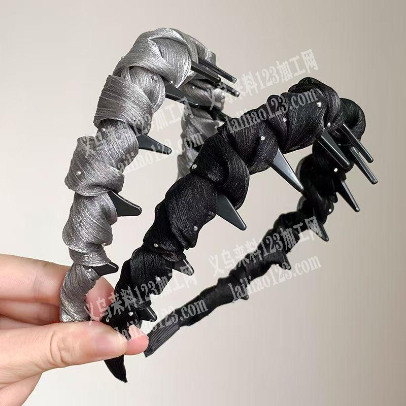 发箍绕布条的手工活外发加工，寻找专业做发