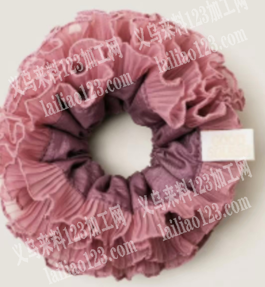 寻找专业做布艺发圈的成品工厂合作，请联系