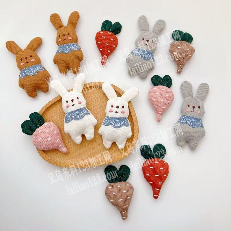 包工包料，布艺公仔头配件类订单，如图