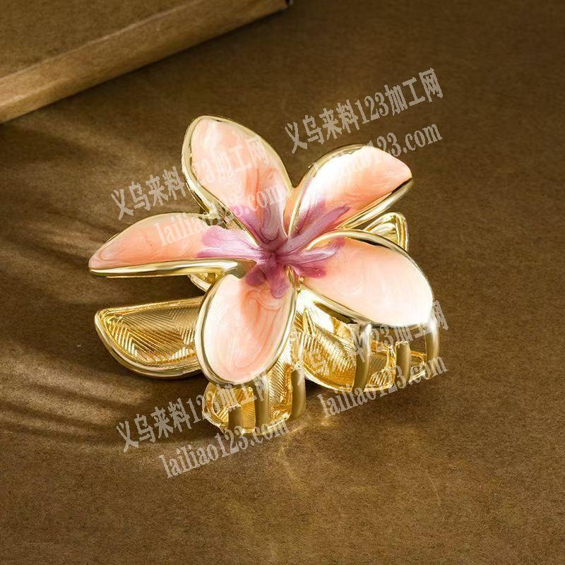 金属的鸡蛋花爪夹订单，合金的要环保无镍的