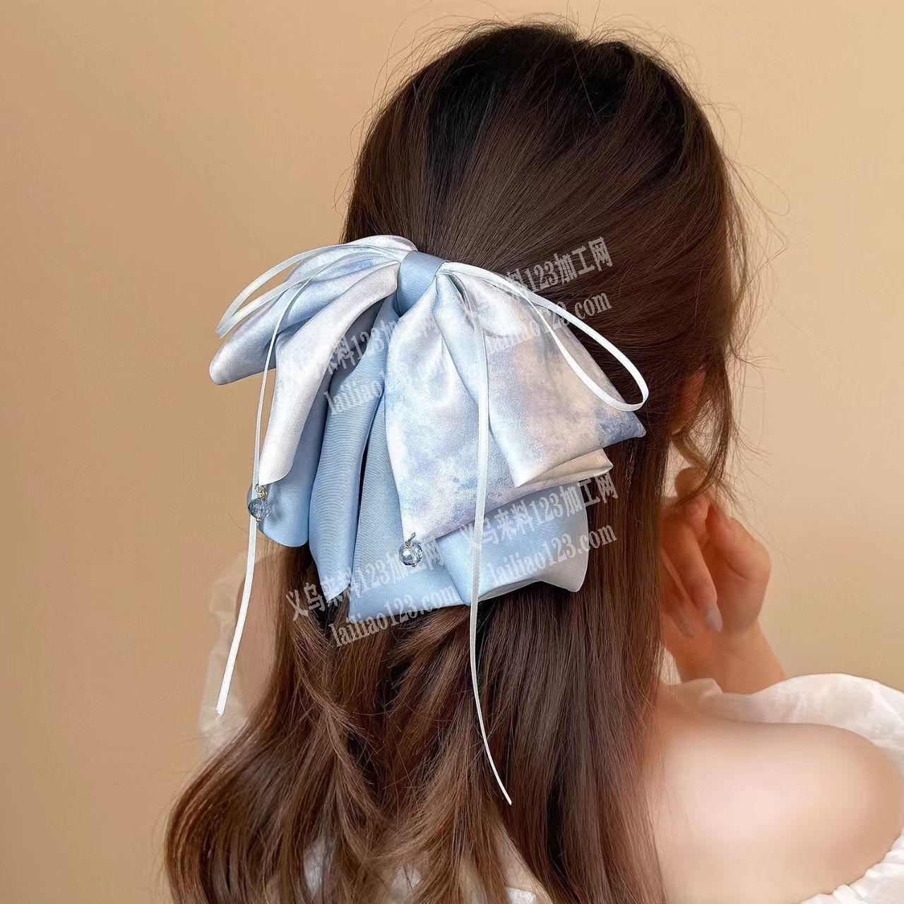 布艺蝴蝶结成品订单，寻找可以包工包料做成