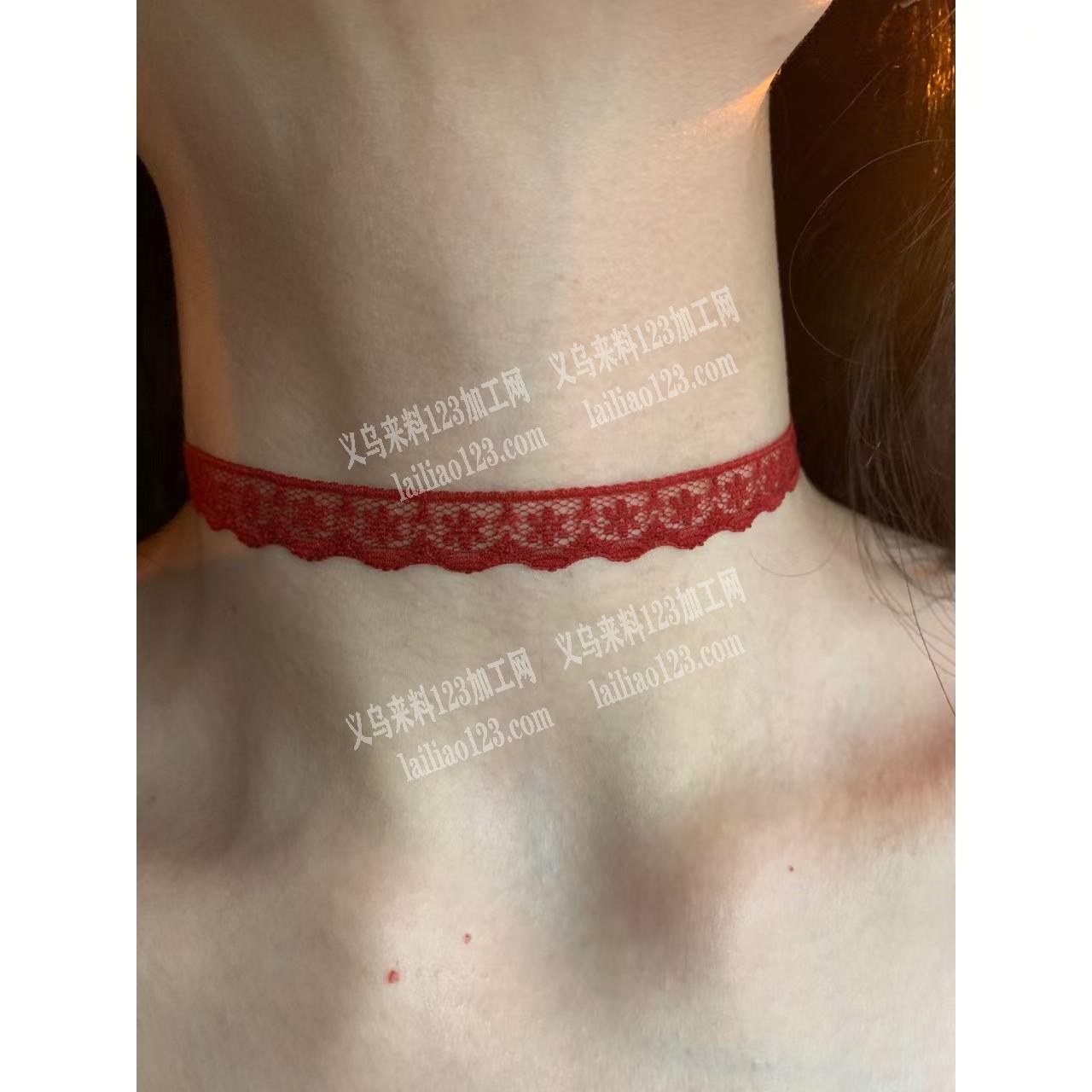 花边颈链单子，电商采购如图，如图有货的联