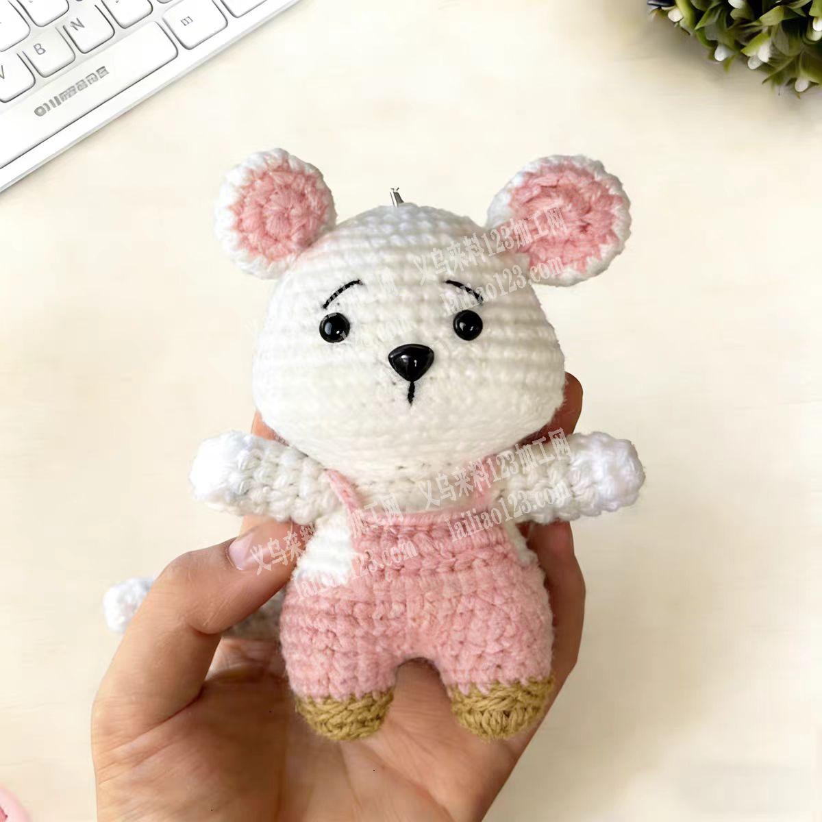 毛线钩针编织的手工活订单，如图，发外地做