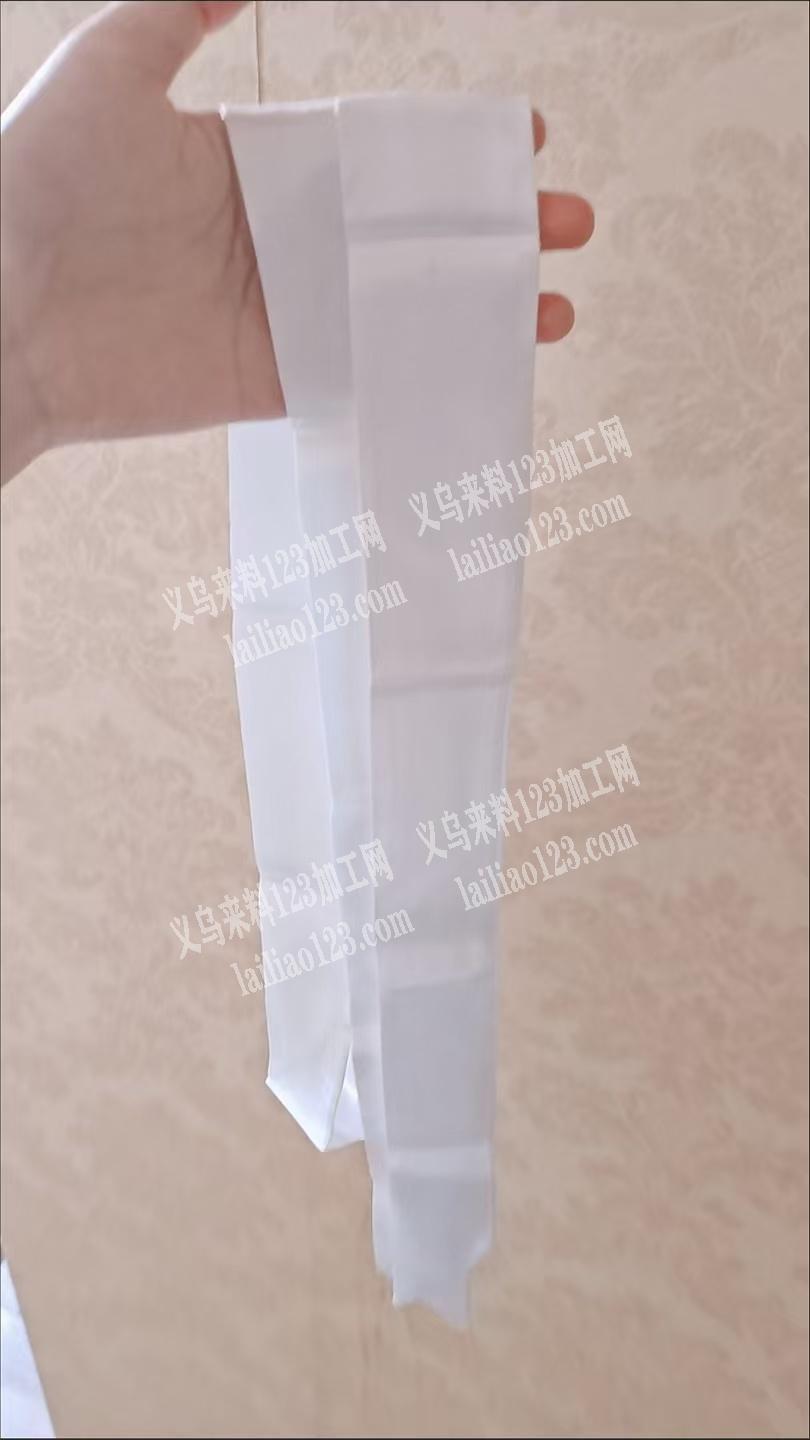 【外发加工】窄长条丝巾丝带订单，如图，布