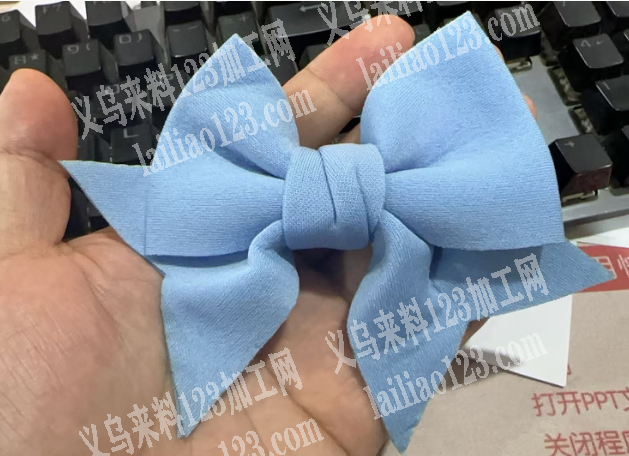 打蝴蝶结的手工活外发，如图，寻找会做的加