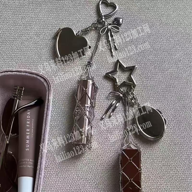 大量网红同款挂件订单【如图】金属不锈钢网