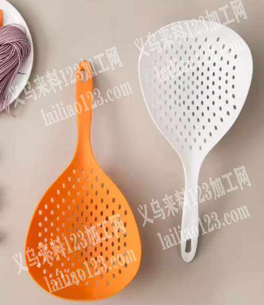 塑料漏勺有订单，如图，寻找成品，请联系详
