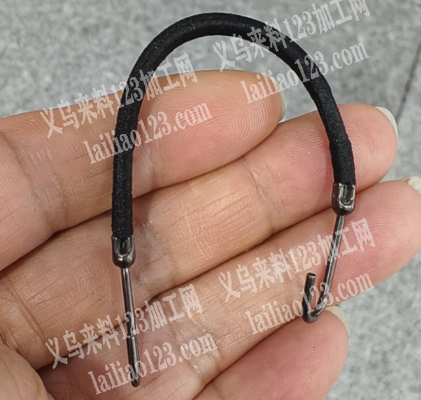 带钩的皮筋订单，如图，找厂家，找做这种皮