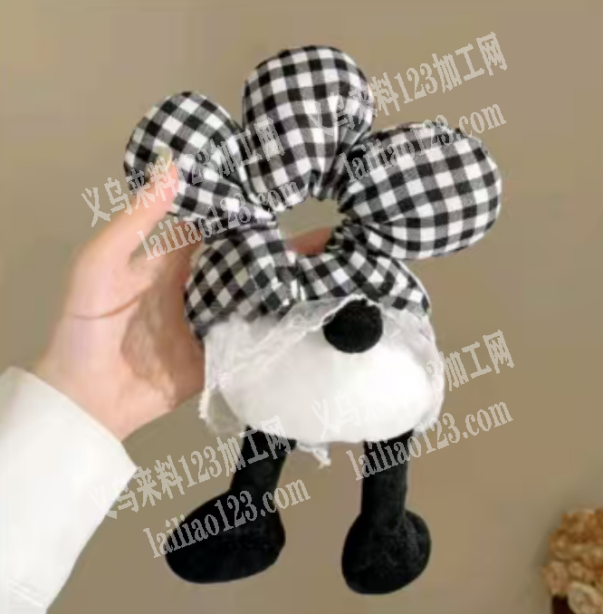 大量布艺发圈成品订单，如图，寻找成品工厂