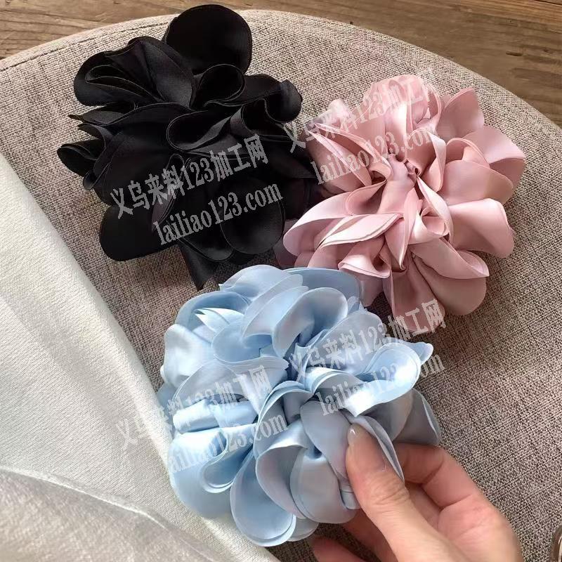 【纯加工】这个布艺发夹的货，明年交货，布