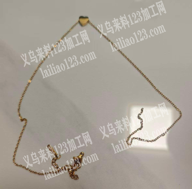 简单饰品项链手工活外发，如图，简单手工活