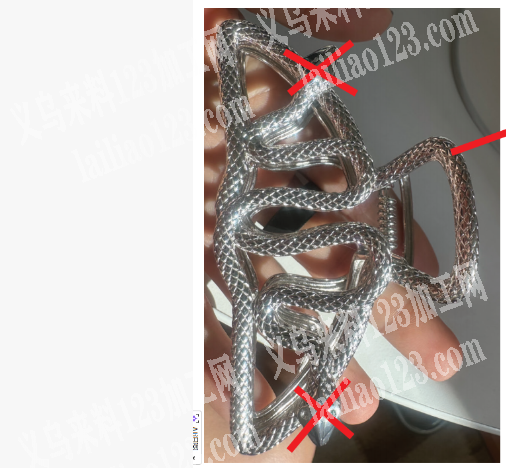 黄铜10cm发抓，抓夹饰品订单，如图，