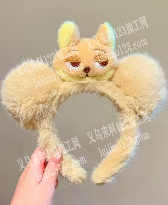 如图，毛绒发箍，谁家有，要现货详谈