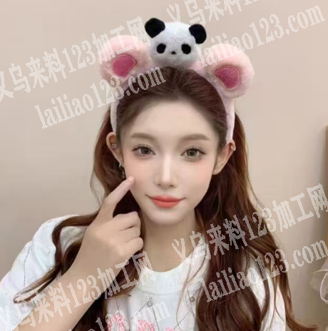 卡通毛绒发箍订单，如图，寻找生产这种发箍