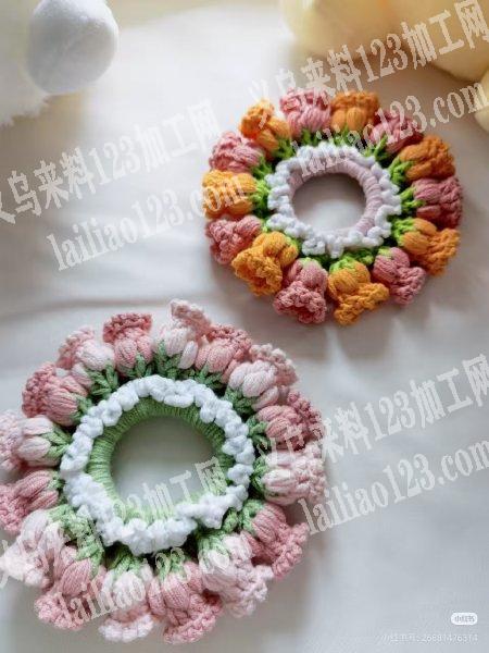 如图钩针编织类的发圈，寻找厂家，谁家会做