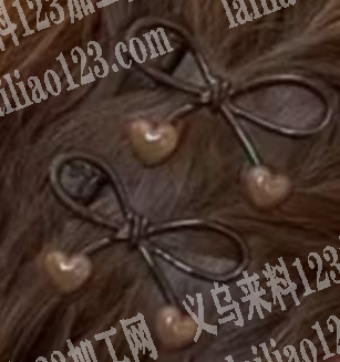 采购如图蝴蝶结夹子，寻找厂家。有做的联系