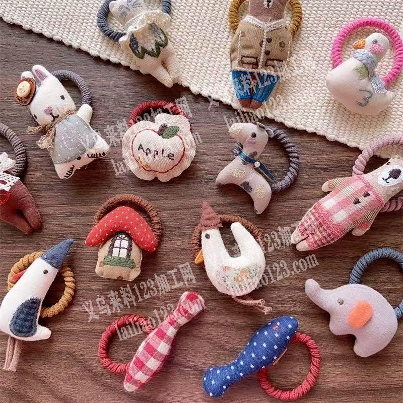 寻找成品工厂，有订单，如图，充棉卡通发圈