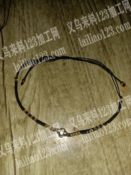 本加工厂专业串珠、平结、定位珠加包头挂圈