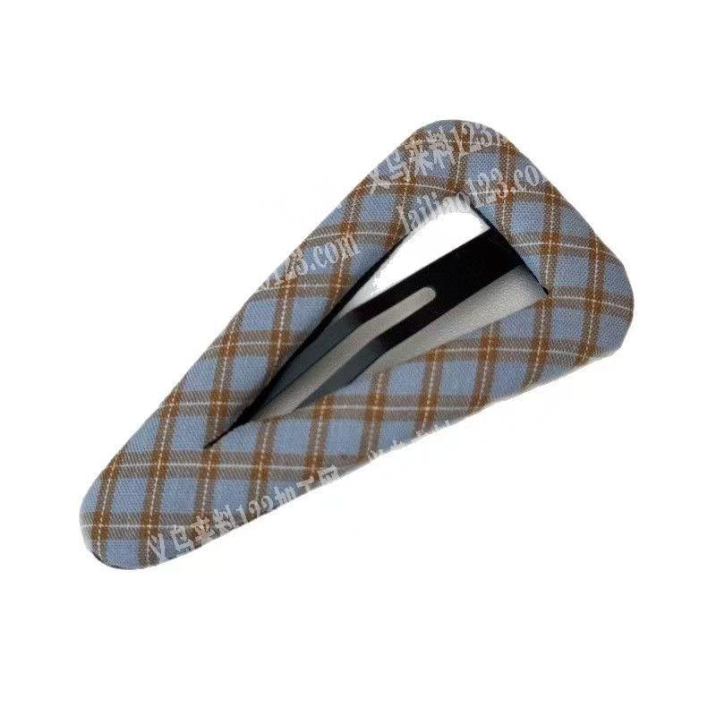 发夹手工活外发加工，这种布艺包布做这个发