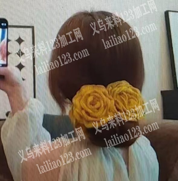 布艺花朵订单外发加工，。寻找加工厂，有意