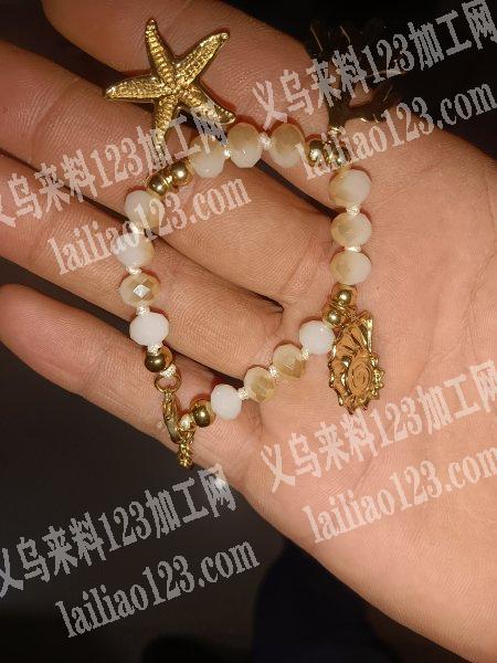 承接串珠、弯九字针、挂圈、编平结