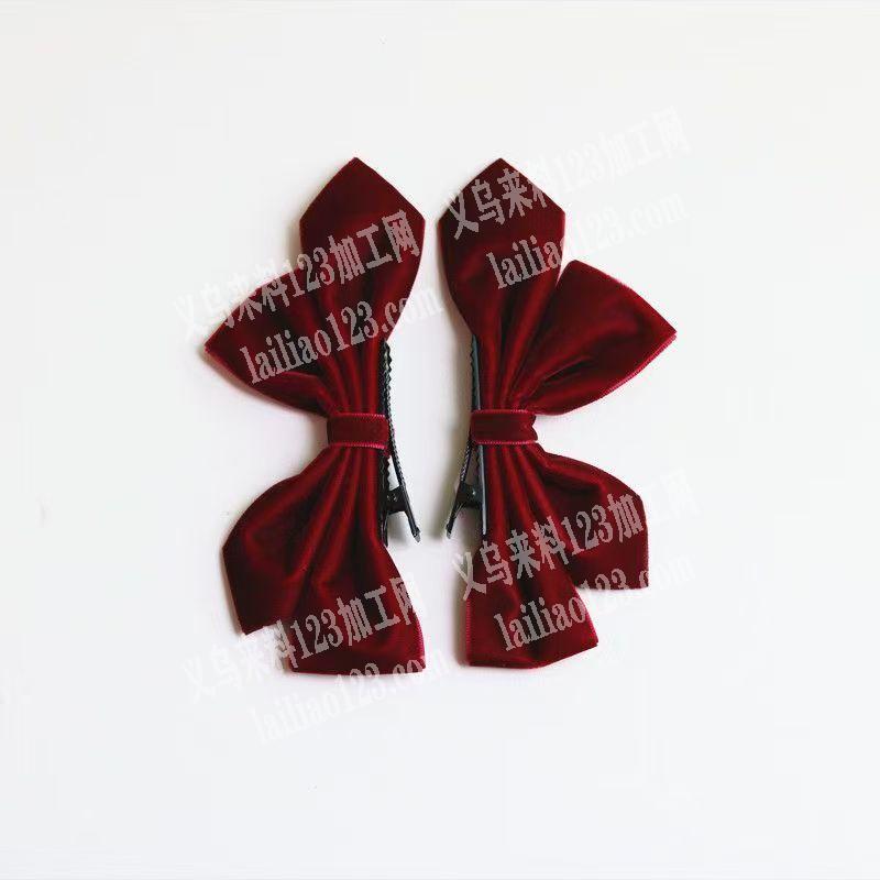 寻找布艺蝴蝶结加工厂，纯加工，人多的联系