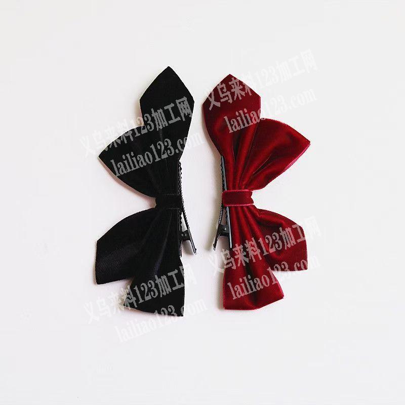 寻找布艺蝴蝶结加工厂，纯加工，人多的联系