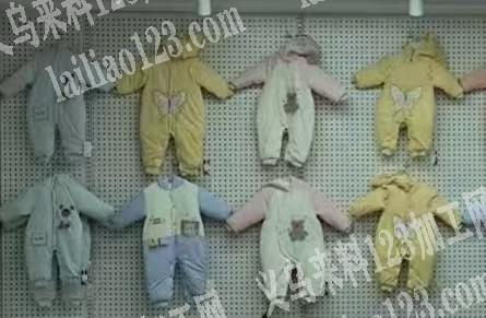 商贸城****店面大量婴幼儿连体服装订单