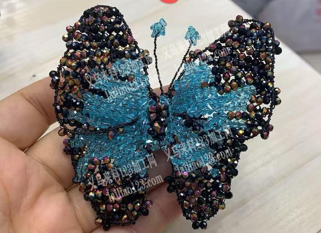 【发外地做】复杂串珠子编织的手工活外发加