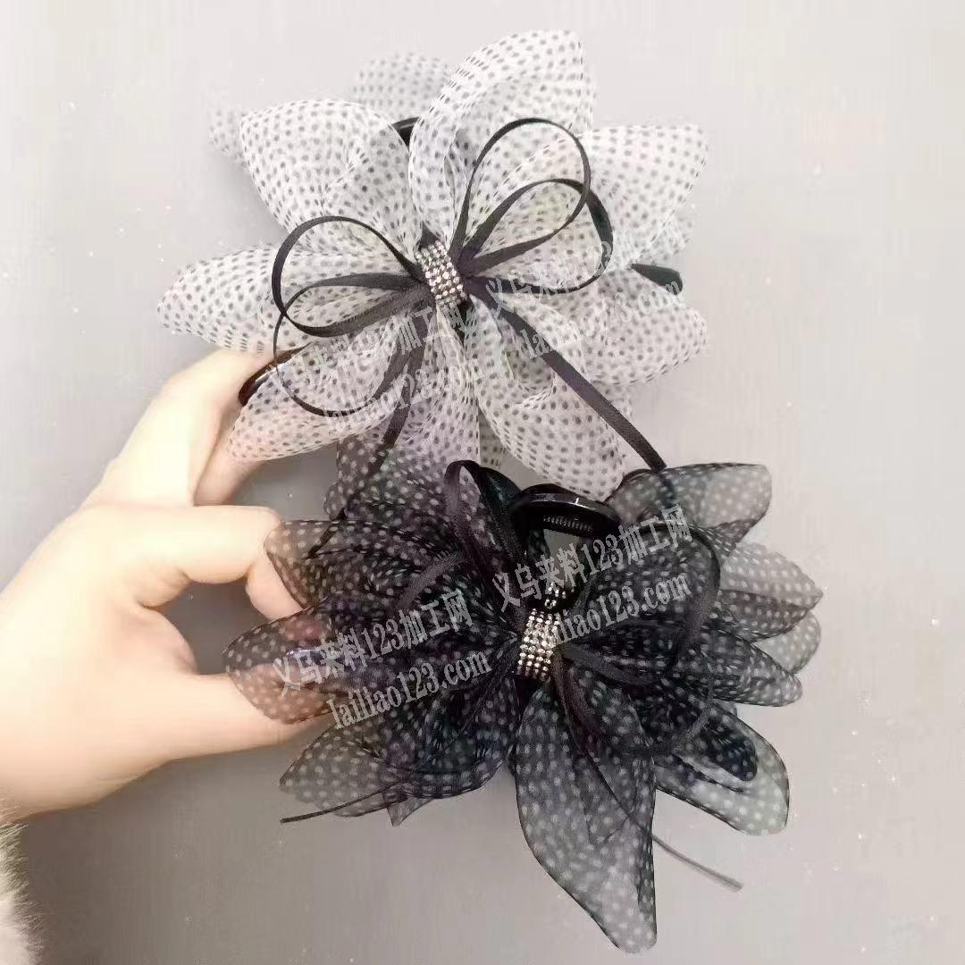 商贸城长期有货外发加工，如图布艺发夹外发