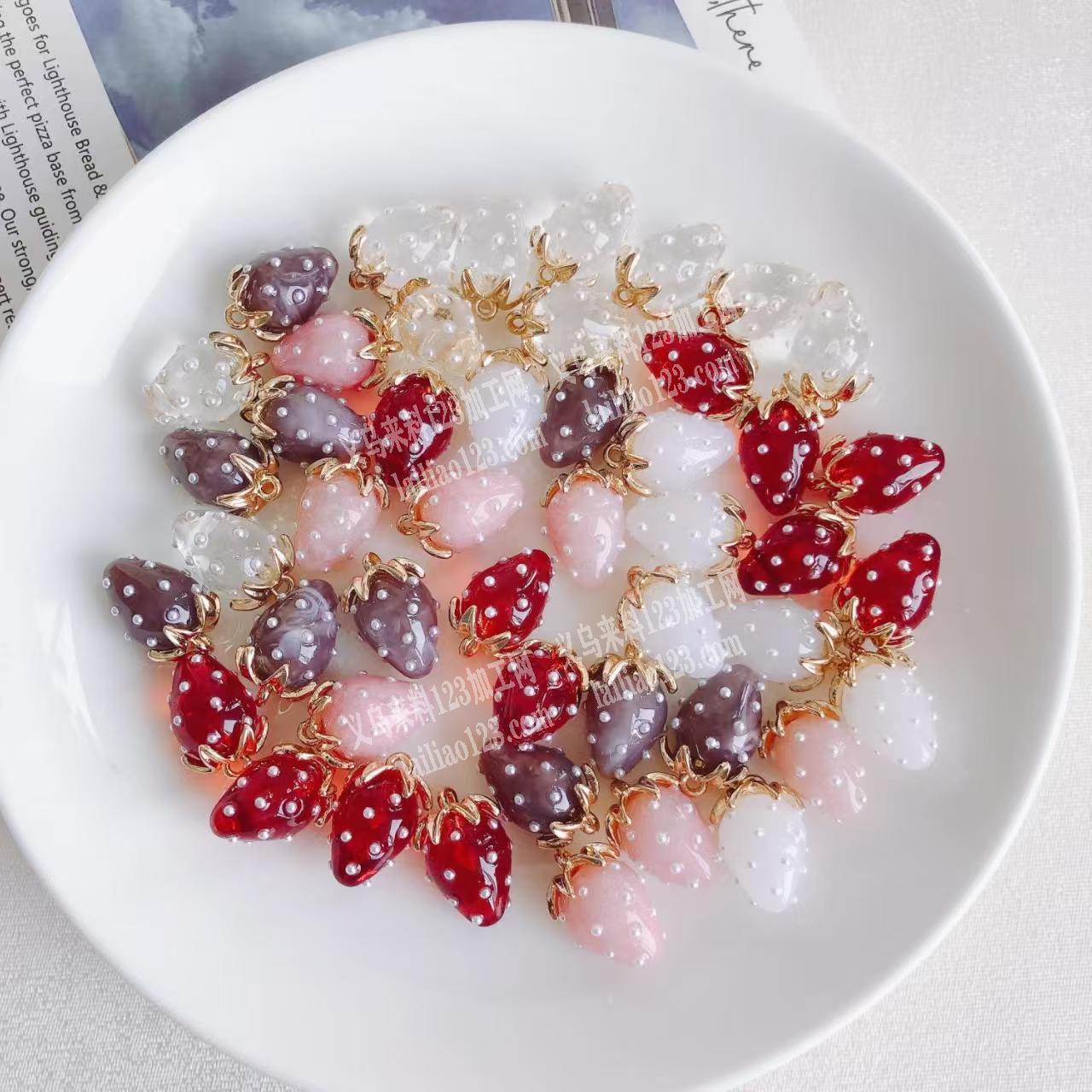 ·大量树脂塑料草莓订单，如图，寻找工厂，