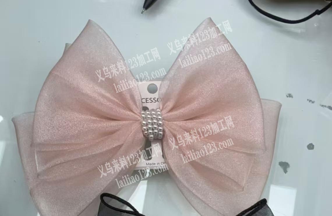 绑蝴蝶结手工活外发加工。长期合作。外发熟