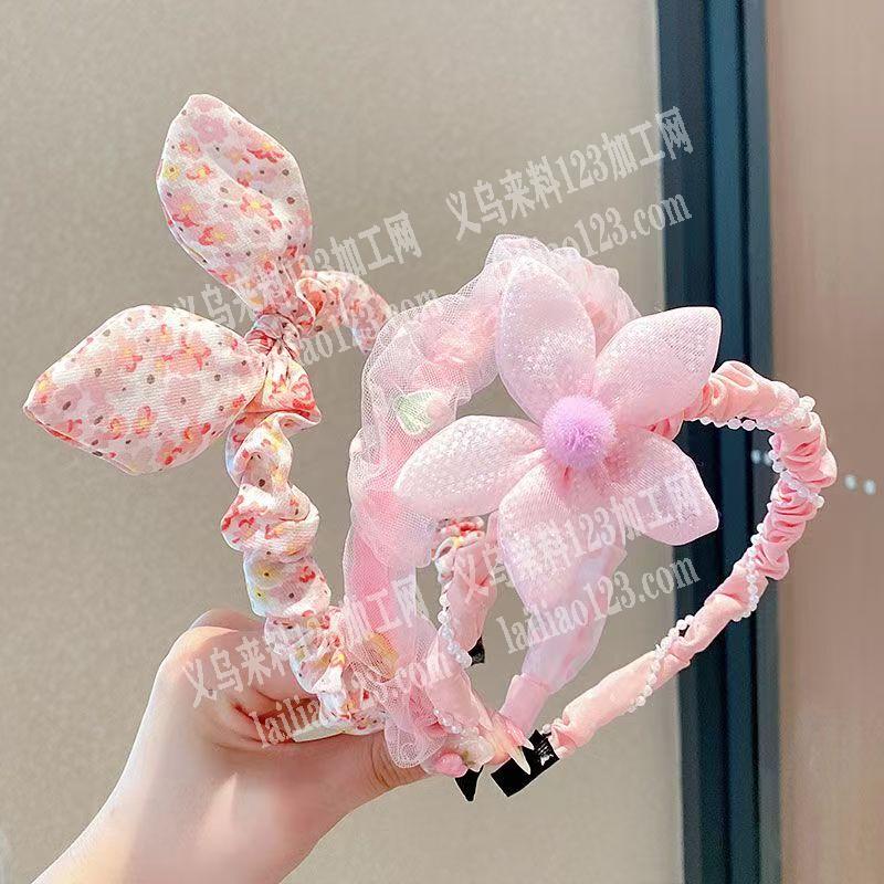 大量这种布艺的发箍订单，寻找加工厂，能做