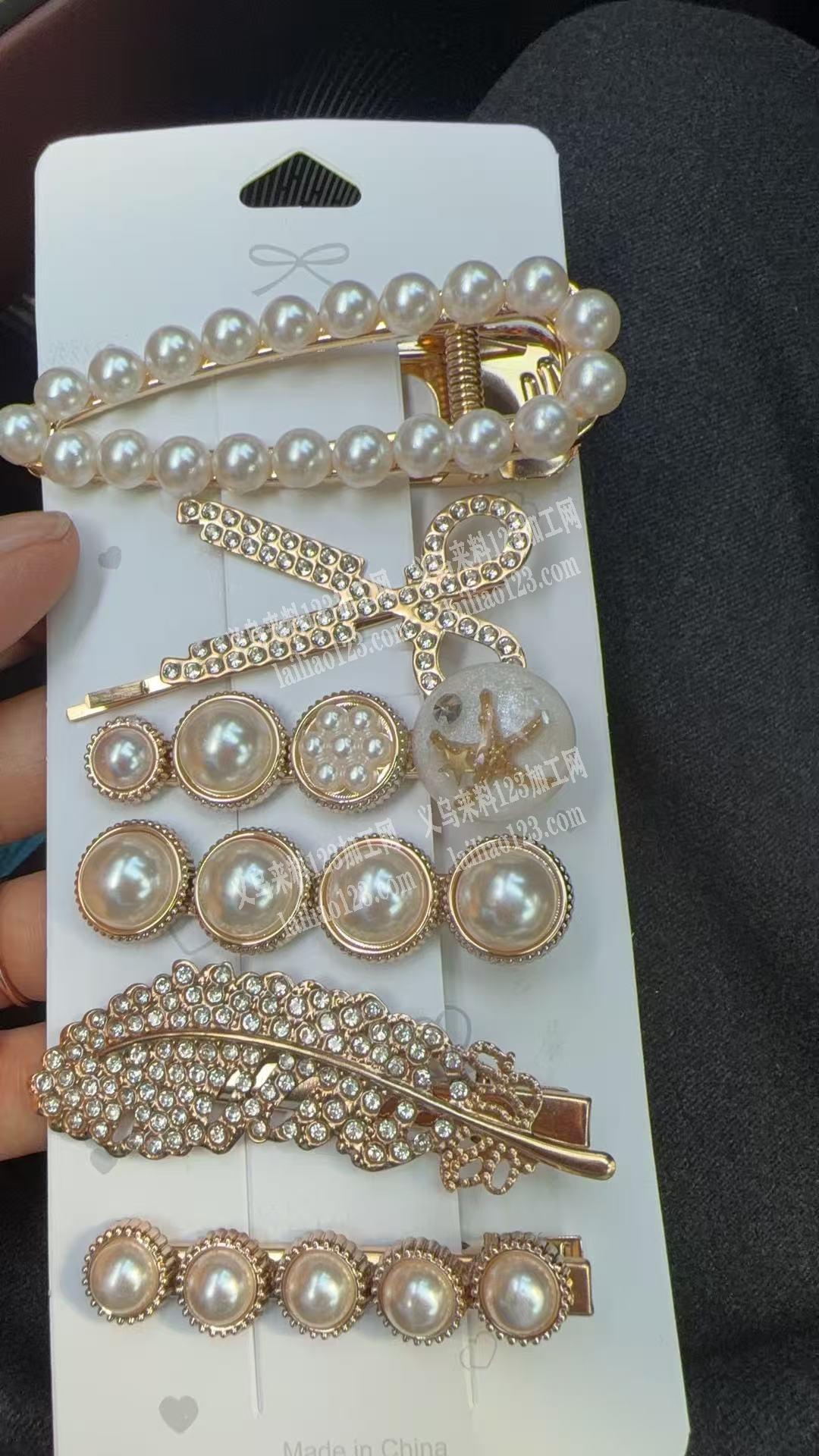 珍珠发夹成品订单，寻找专业做这个成品发夹